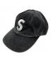 Supreme（シュプリーム）の古着「Pigment S Logo 6-Panel（ピグメント　エス　ロゴ　シックス　パネル）」｜ブラック