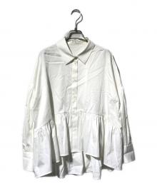 ADEAM（アディアム）の古着「ウォーターリリーブラウス/フリルシャツ」｜ホワイト
