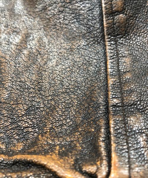 AVIREX（アヴィレックス）AVIREX (アヴィレックス) ゴートレザーG-1フライトジャケット ブラウン サイズ:40の古着・服飾アイテム