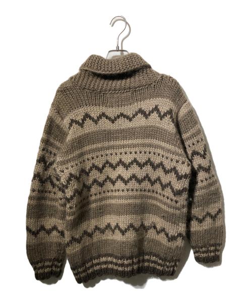 KANATA（カナタ）KANATA (カナタ) カウチンニットカーディガン ブラウン サイズ:不明の古着・服飾アイテム