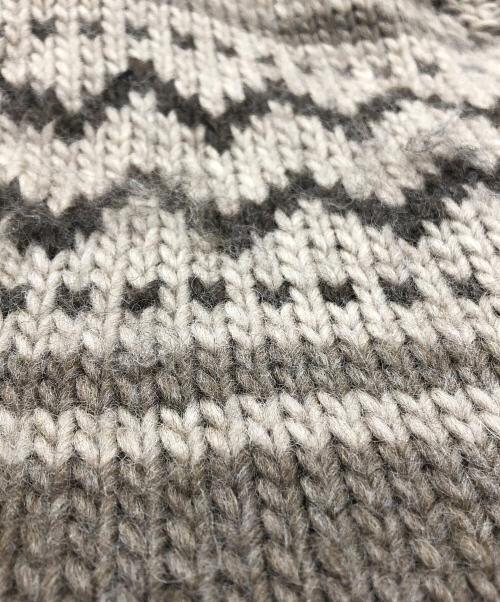 KANATA（カナタ）KANATA (カナタ) カウチンニットカーディガン ブラウン サイズ:不明の古着・服飾アイテム