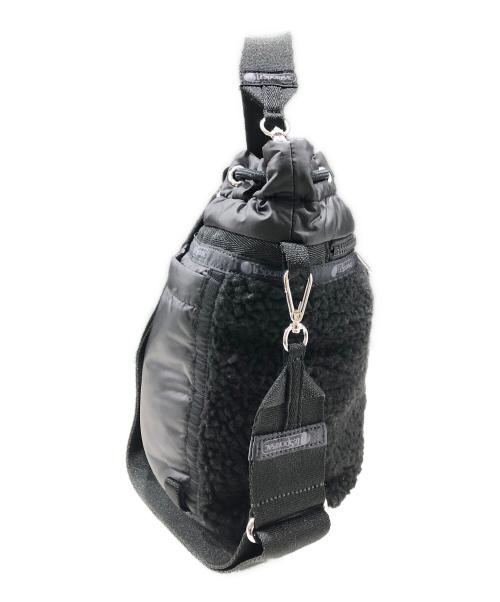 LeSportsac（レスポートサック）LeSportsac (レスポートサック) Duffel シェルパボアバケットバッグ ブラックの古着・服飾アイテム