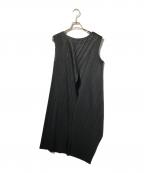 PLEATS PLEASEプリーツプリーズ）の古着「プリーツレイヤードドレスワンピース」｜ブラック