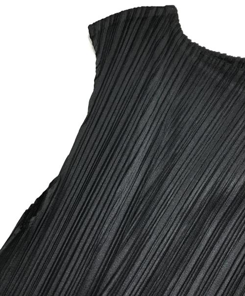 PLEATS PLEASE（プリーツプリーズ）PLEATS PLEASE (プリーツプリーズ) プリーツレイヤードドレスワンピース ブラック サイズ:3の古着・服飾アイテム