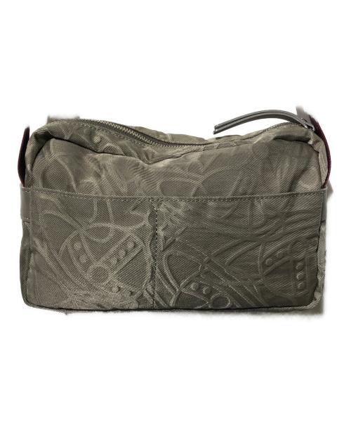 Vivienne Westwood（ヴィヴィアンウエストウッド）Vivienne Westwood (ヴィヴィアンウエストウッド) ORBエンボスクロスボディバッグ ブラウンの古着・服飾アイテム