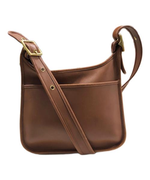 OLD COACH（オールドコーチ）OLD COACH (オールドコーチ) レザーワンショルダーバッグ ブラウンの古着・服飾アイテム