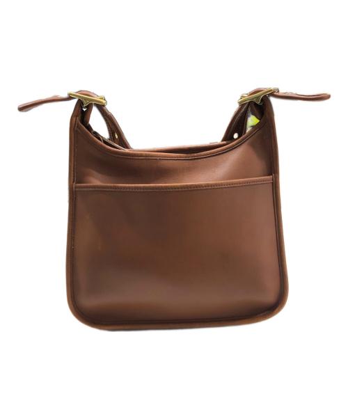 OLD COACH（オールドコーチ）OLD COACH (オールドコーチ) レザーワンショルダーバッグ ブラウンの古着・服飾アイテム