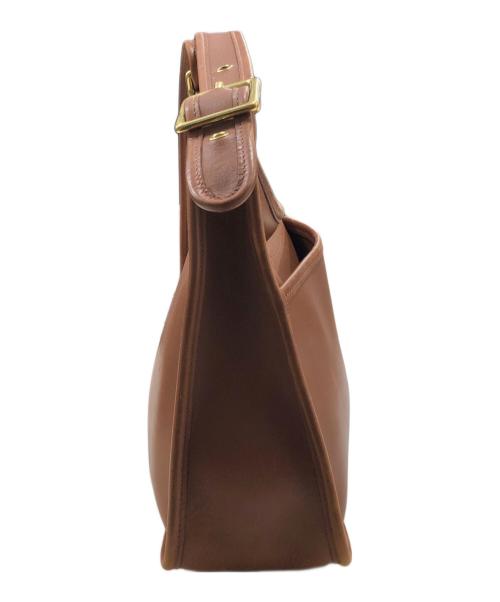 OLD COACH（オールドコーチ）OLD COACH (オールドコーチ) レザーワンショルダーバッグ ブラウンの古着・服飾アイテム