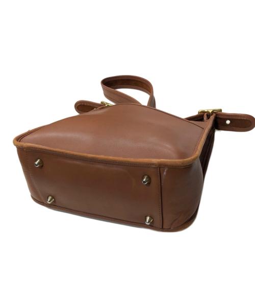 OLD COACH（オールドコーチ）OLD COACH (オールドコーチ) レザーワンショルダーバッグ ブラウンの古着・服飾アイテム