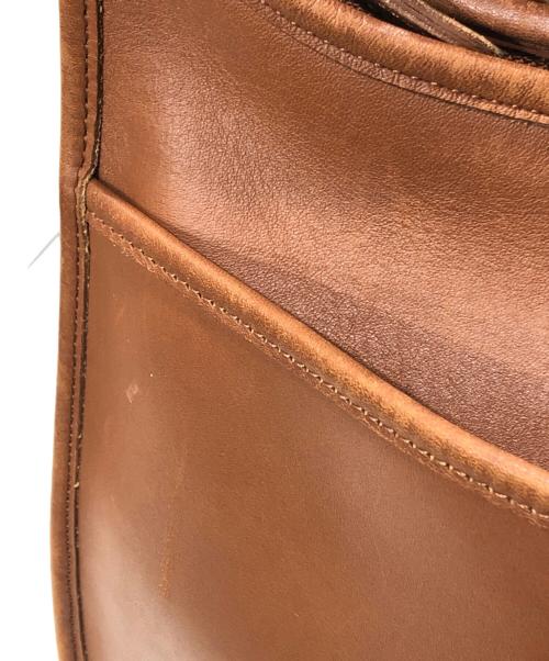 OLD COACH（オールドコーチ）OLD COACH (オールドコーチ) レザーワンショルダーバッグ ブラウンの古着・服飾アイテム