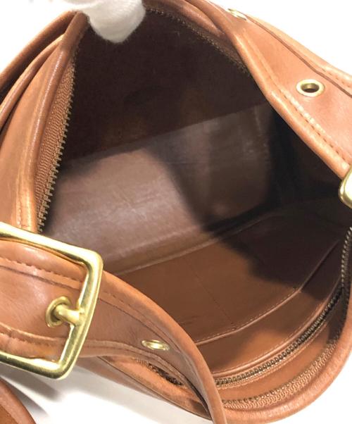 OLD COACH（オールドコーチ）OLD COACH (オールドコーチ) レザーワンショルダーバッグ ブラウンの古着・服飾アイテム