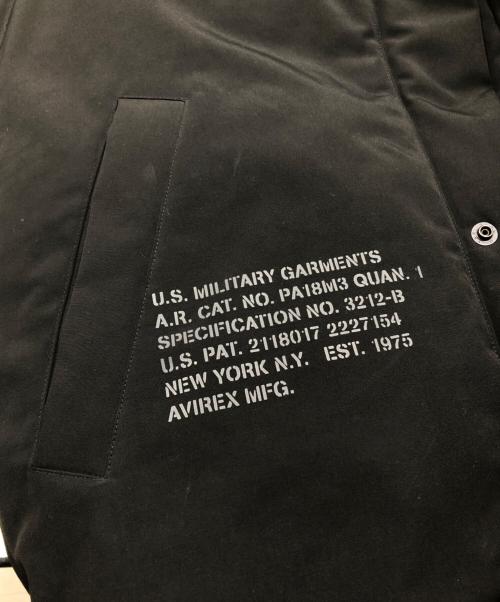 AVIREX（アヴィレックス）AVIREX (アヴィレックス) FIELD DOWN PARKA/ ブラック サイズ:Lの古着・服飾アイテム