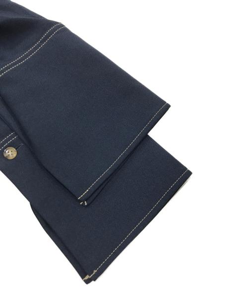PUBLIC TOKYO（パブリックトウキョウ）PUBLIC TOKYO (パブリックトウキョウ) ショルダータックシャツワンピ ネイビー サイズ:2の古着・服飾アイテム