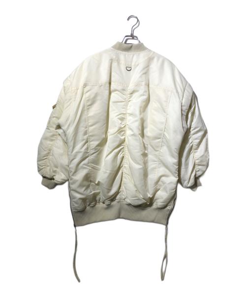 MAISON SPECIAL（メゾンスペシャル）MAISON SPECIAL (メゾンスペシャル) リバーシブルナイロンオーバーMA-1 アイボリー サイズ:FREEの古着・服飾アイテム