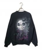 Hanesヘインズ）の古着「古着プリントスウェット」｜ブラック