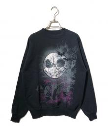 Hanes（ヘインズ）の古着「古着プリントスウェット」｜ブラック