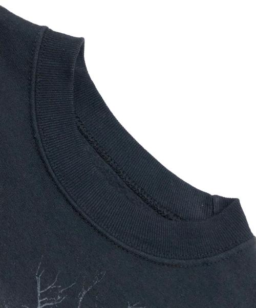 Hanes（ヘインズ）Hanes (ヘインズ) 古着プリントスウェット ブラック サイズ:Mの古着・服飾アイテム