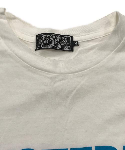 Hysteric Glamour（ヒステリックグラマー）Hysteric Glamour (ヒステリックグラマー) CLOSE UP Tshirts ホワイト サイズ:Mの古着・服飾アイテム