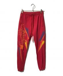 Hysteric Glamour（ヒステリックグラマー）の古着「DISCO DISCO pt スウェット/スウェットパンツ」｜レッド