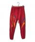 Hysteric Glamour（ヒステリックグラマー）の古着「DISCO DISCO pt スウェット/スウェットパンツ」｜レッド