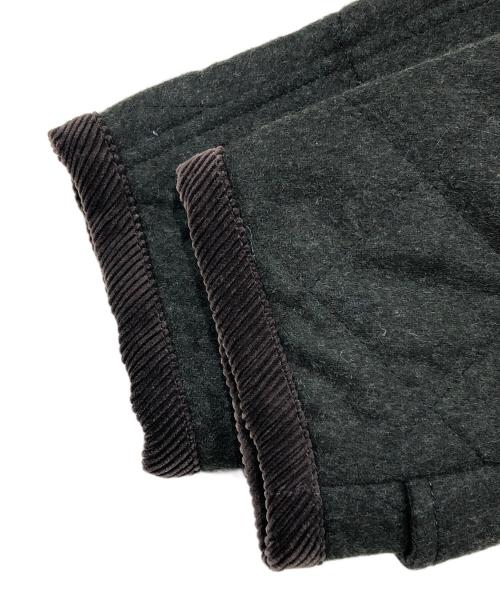 Aquascutum（アクアスキュータム）Aquascutum (アクアスキュータム) フーデッドキルティングジャケット カーキ サイズ:38の古着・服飾アイテム