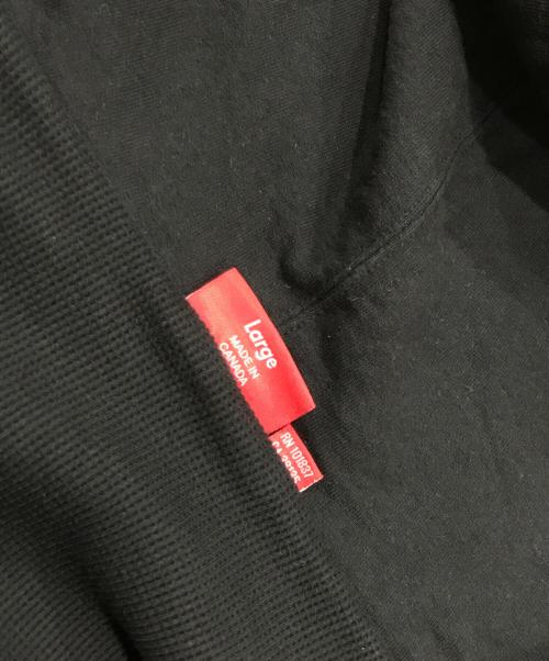 SUPREME（シュプリーム）Supreme (シュプリーム) Thermal Zip Up Sweatshirt ブラック サイズ:Lの古着・服飾アイテム