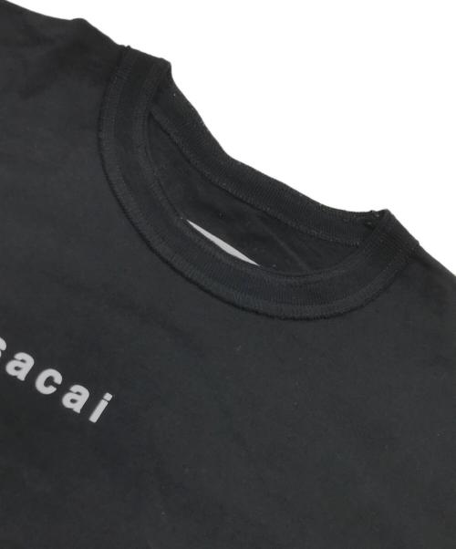 sacai（サカイ）sacai (サカイ) TRANsition T-Shirt/半袖カットソー ブラック サイズ:4の古着・服飾アイテム