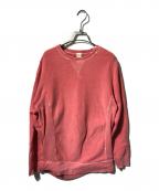 Ron Hermanロンハーマン）の古着「ダメージ加工スウェット/前Vスウェット」｜ピンク