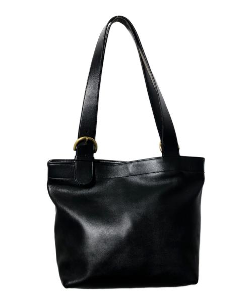 OLD COACH（オールドコーチ）OLD COACH (オールドコーチ) レザートートバッグ ブラックの古着・服飾アイテム