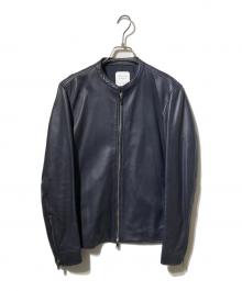 UNITED TOKYO（ユナイテッドトーキョー）の古着「レザージャケット」｜ネイビー