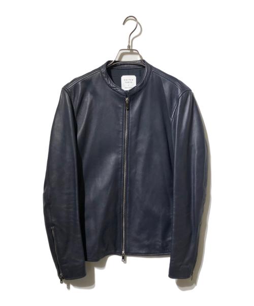 UNITED TOKYO（ユナイテッドトーキョー）UNITED TOKYO (ユナイテッドトーキョー) レザージャケット ネイビー サイズ:2の古着・服飾アイテム