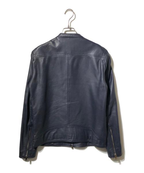 UNITED TOKYO（ユナイテッドトーキョー）UNITED TOKYO (ユナイテッドトーキョー) レザージャケット ネイビー サイズ:2の古着・服飾アイテム