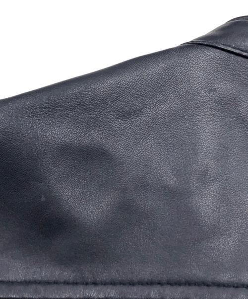 UNITED TOKYO（ユナイテッドトーキョー）UNITED TOKYO (ユナイテッドトーキョー) レザージャケット ネイビー サイズ:2の古着・服飾アイテム