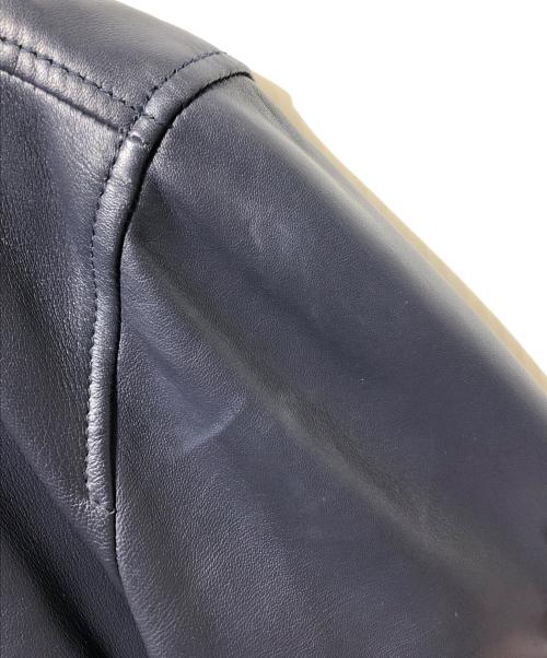 UNITED TOKYO（ユナイテッドトーキョー）UNITED TOKYO (ユナイテッドトーキョー) レザージャケット ネイビー サイズ:2の古着・服飾アイテム