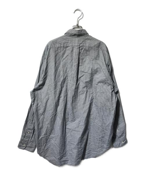 Ralph Lauren POLO GOLF（ラルフローレンポロゴルフ）Ralph Lauren POLO GOLF (ラルフローレンポロゴルフ) 千鳥格子柄チェックシャツ ホワイト×ブラック サイズ:Lの古着・服飾アイテム