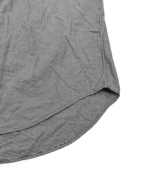 Ralph Lauren POLO GOLF（ラルフローレンポロゴルフ）Ralph Lauren POLO GOLF (ラルフローレンポロゴルフ) 千鳥格子柄チェックシャツ ホワイト×ブラック サイズ:Lの古着・服飾アイテム