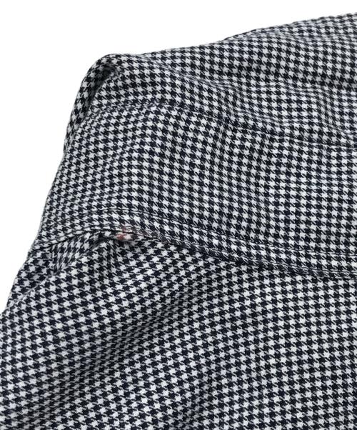 Ralph Lauren POLO GOLF（ラルフローレンポロゴルフ）Ralph Lauren POLO GOLF (ラルフローレンポロゴルフ) 千鳥格子柄チェックシャツ ホワイト×ブラック サイズ:Lの古着・服飾アイテム