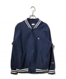 Champion REVERSE WEAVE（チャンピオン リバース ウィーブ）の古着「スタジャン」｜ネイビー