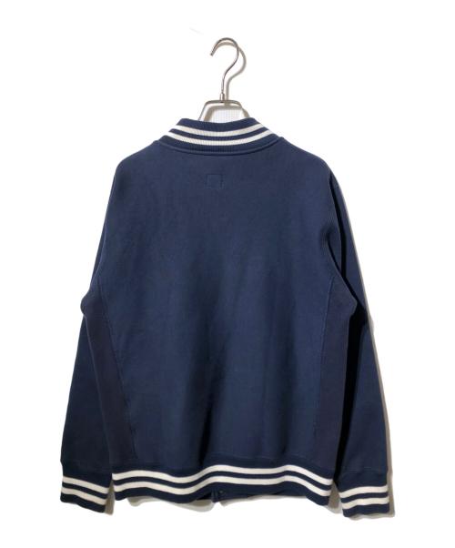 Champion REVERSE WEAVE（チャンピオン リバース ウィーブ）Champion REVERSE WEAVE (チャンピオン リバース ウィーブ) スタジャン ネイビー サイズ:Mの古着・服飾アイテム