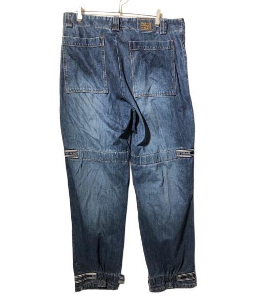 MARITHE+FRANCOIS GIRBAUD（マリテフランソワジルボー）MARITHE+FRANCOIS GIRBAUD (マリテフランソワジルボー) ギミックデニムパンツ インディゴ サイズ:38の古着・服飾アイテム