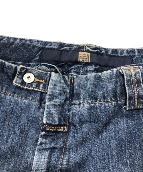 MARITHE+FRANCOIS GIRBAUD（マリテフランソワジルボー）MARITHE+FRANCOIS GIRBAUD (マリテフランソワジルボー) ギミックデニムパンツ インディゴ サイズ:38の古着・服飾アイテム