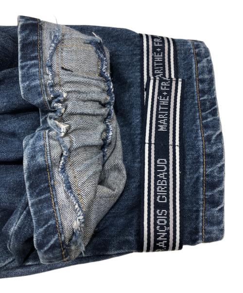 MARITHE+FRANCOIS GIRBAUD（マリテフランソワジルボー）MARITHE+FRANCOIS GIRBAUD (マリテフランソワジルボー) ギミックデニムパンツ インディゴ サイズ:38の古着・服飾アイテム