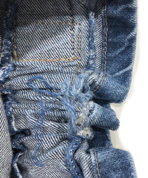 MARITHE+FRANCOIS GIRBAUD（マリテフランソワジルボー）MARITHE+FRANCOIS GIRBAUD (マリテフランソワジルボー) ギミックデニムパンツ インディゴ サイズ:38の古着・服飾アイテム