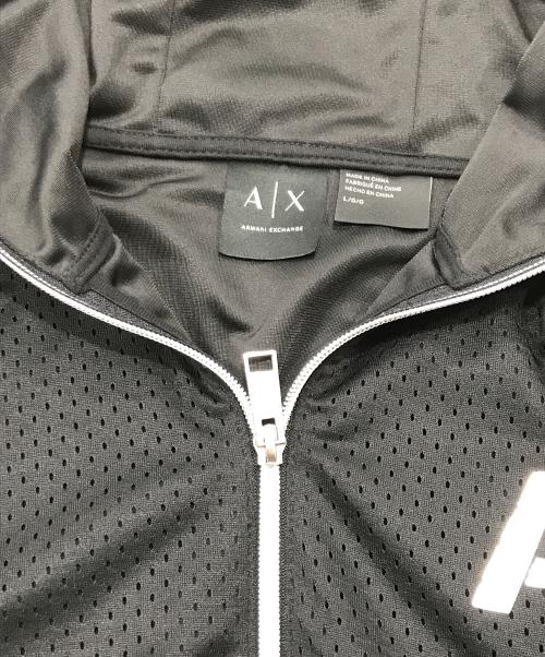 ARMANI EXCHANGE（アルマーニ エクスチェンジ）ARMANI EXCHANGE (アルマーニ エクスチェンジ) ジップジャケット/ジップロングパーカー ブラック サイズ:Ｌの古着・服飾アイテム