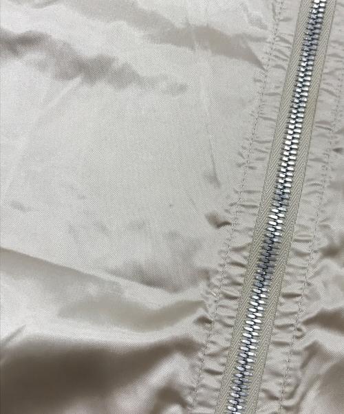 PRADA SPORTS（プラダスポーツ）PRADA SPORTS (プラダスポーツ) ドロストカラーシャイニーナイロンジャケット ベージュ サイズ:38の古着・服飾アイテム