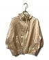 PRADA SPORTS（プラダスポーツ）の古着「ドロストカラーシャイニーナイロンジャケット」｜ベージュ