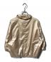 PRADA SPORTS (プラダスポーツ) ドロストカラーシャイニーナイロンジャケット ベージュ サイズ:38：16000円