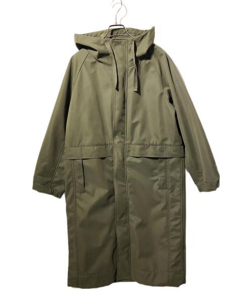 Spick and Span（スピック＆スパン）Spick and Span (スピックアンドスパン) ボンディングフーデッドコート オリーブ サイズ:Fの古着・服飾アイテム
