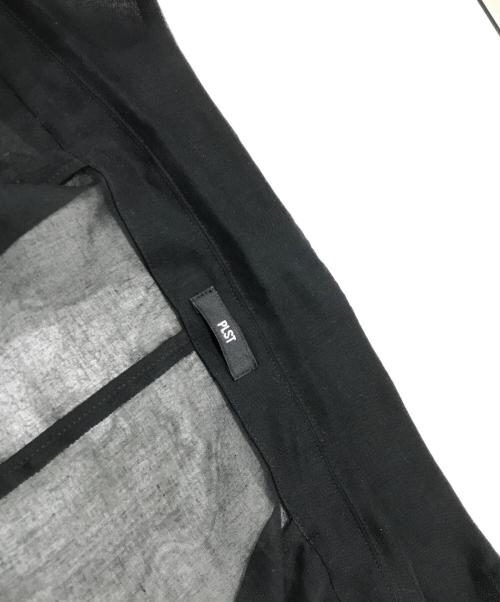 PLST（プラステ）PLST (プラステ) シアーオーガンジーハーフスリーブジャケット/シースルージャケット ブラック サイズ:Lの古着・服飾アイテム