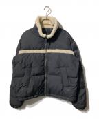 COACHコーチ）の古着「ボアカラーダウンジャケット」｜ブラック